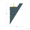 Moldura Cornisa 2m para Tira LED SVARO 60 - Imagen Extra #4