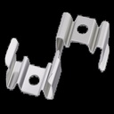 FINOLUX Perfil de aluminio empotrable con alas de 23x8mm 2metros - Extra #1