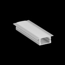 FINOLUX Perfil de aluminio empotrable con alas de 23x8mm 2metros - Extra #3