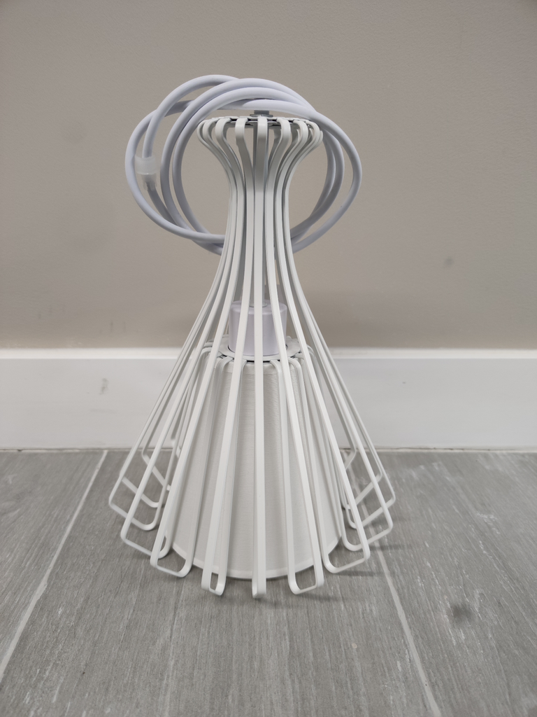 J998-LAMPARA DE TECHO BLANCA
