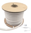 Neón LED Circular - 360º Flexible - 220V - 20m - 8W/M 2700