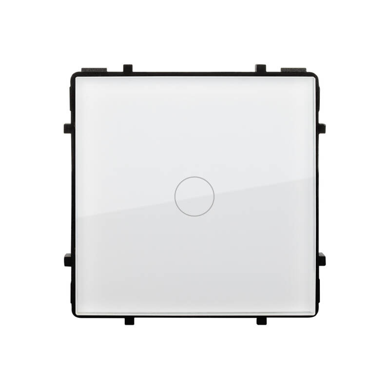 Regleta alemana de 3 vías sin cable y sin interruptor, blanca