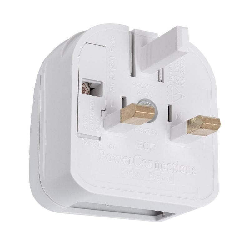 Enchufe alemán macho para cablear, 10 A, negro