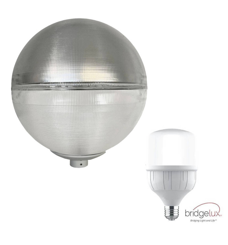 Farola Globo Anti Contaminación Lumínica para Lámpara LED E27