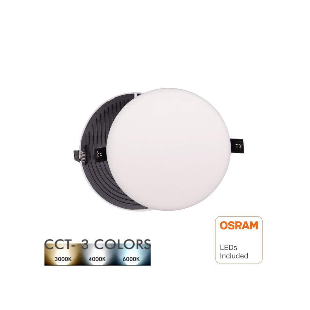 Downlight LED 12W Frameless QUASAR - OSRAM CHIP DURIS E 2835 - CCT