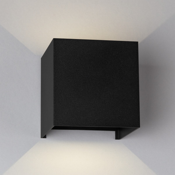 Aplique LED Exterior 2x5W 100Lm/W IP65 Negro 4000K