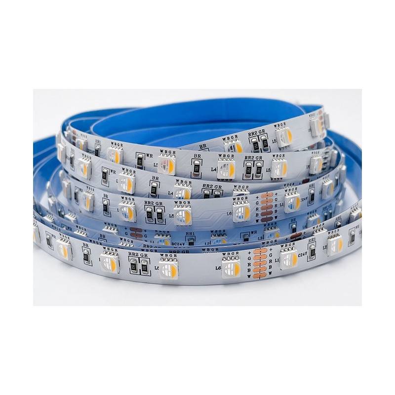 Tira Led 24V Dc Smd5050 IP20 RgbWW(3000K) 14W/m - 5 Metros