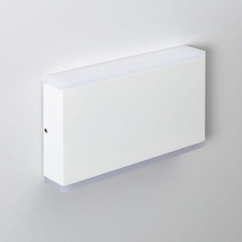 Aplique de Pared Exterior  Doble Cara Rectangular Blanco 10W