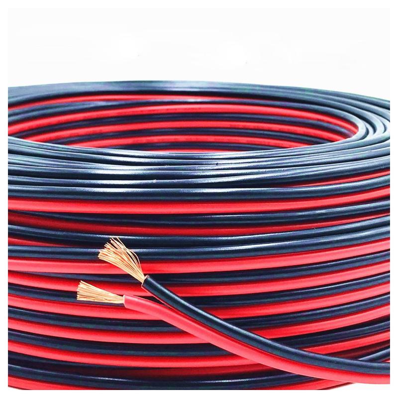 Cable de tira led  0.75mm2 10M, rojo y
negro 
