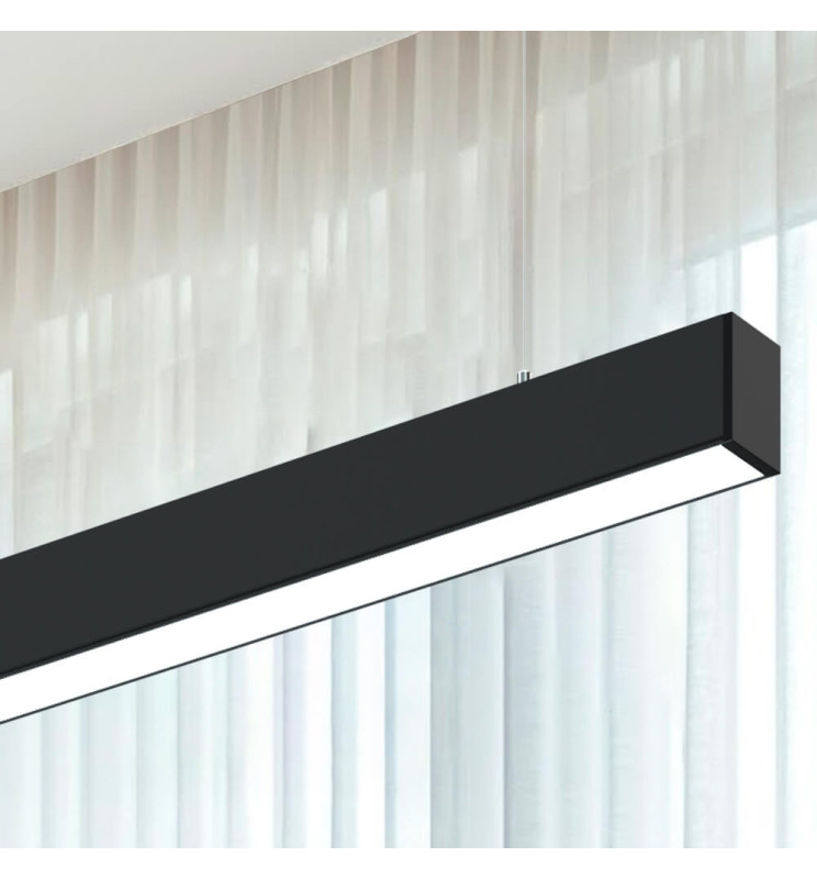 Lámpara lineal LED colgante y superficie 40W | POLARIS | Interconexión lineal | 3CCT | 120cm