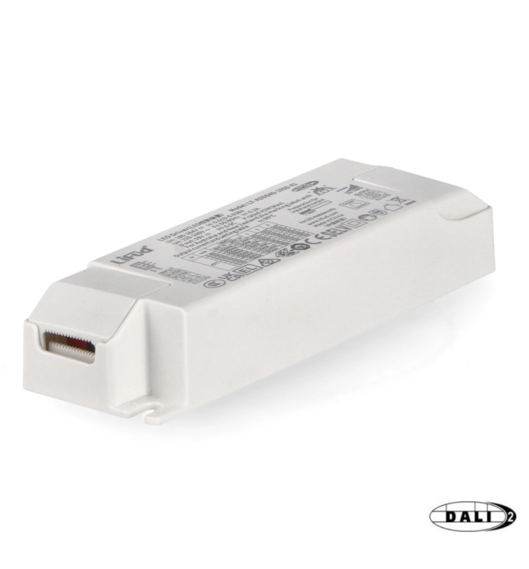 Driver Lifud - Dimable DALI/PUSH - Para luminarias LED de hasta 40W - No Flick - Salida 9-42V DC 700-1050mA