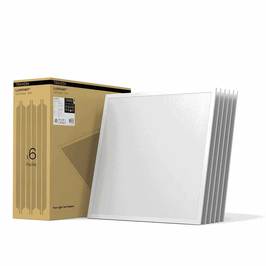 
Panel LED - Willi 60x60cm 33W 4000Lm CRI80 4000K TRAXON LUXPOINT® 