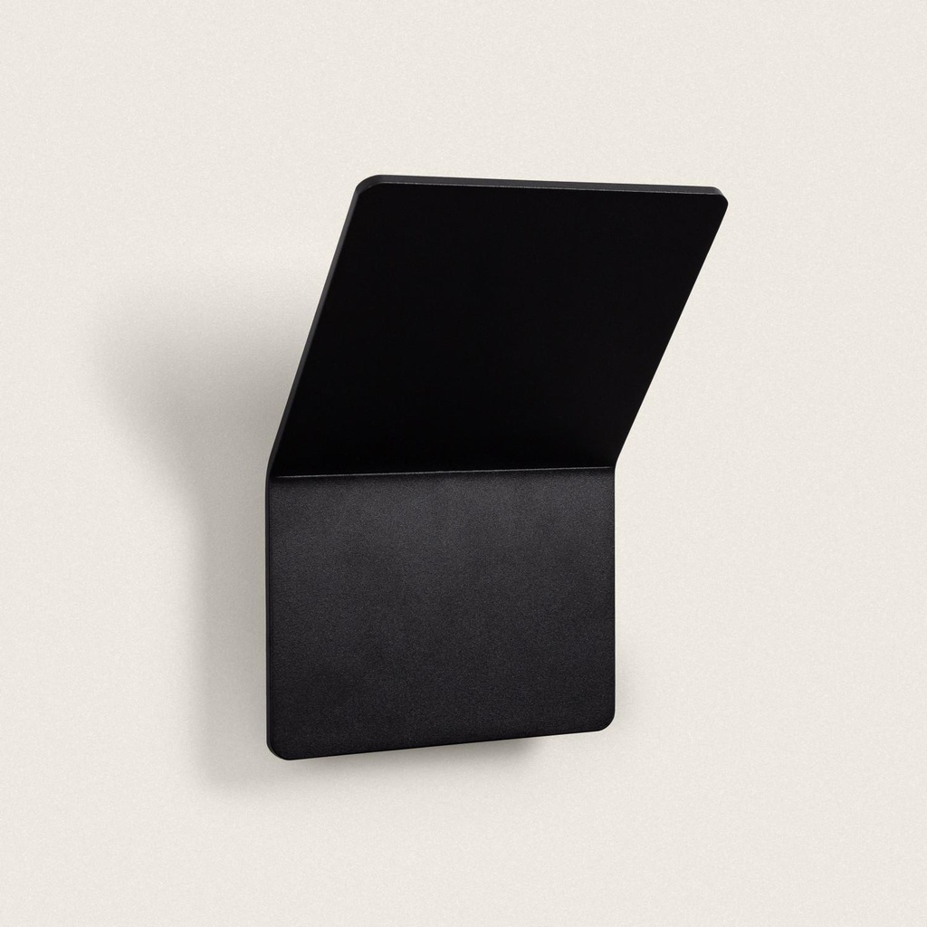 Aplique de Pared LED 6W de Aluminio Negro