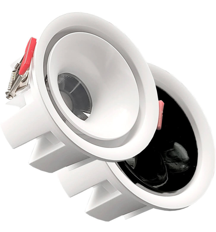 Empotrable LED 6W - 9W - 12W - LUXURY - Bridgelux Chip - UGR11 - 3CCT - CRI +92