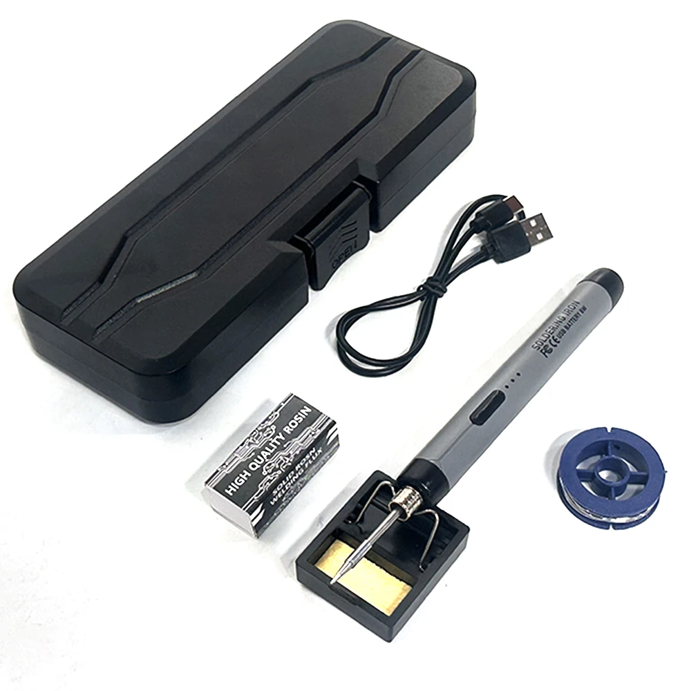 Mini soldador portátil interfaz tipo C, batería de 800mAh, temperatura ajustable