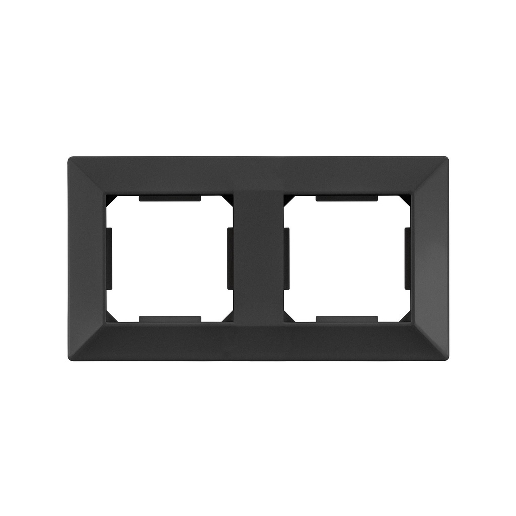 Enkel Marco 2 elementos mecanismos plasticos negro 154*82mm