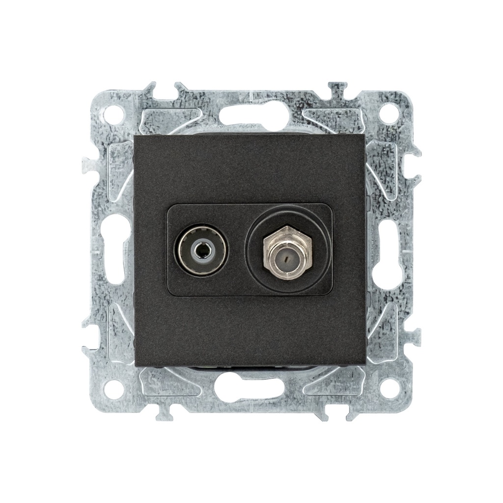 Enkel Toma Satelite + TV Negro