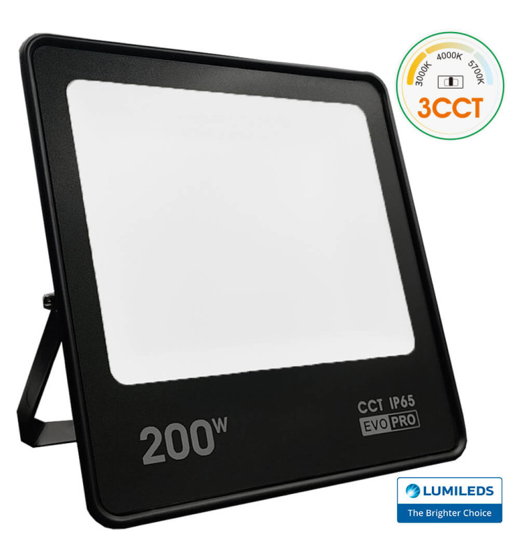 Foco Proyector Exterior LED 200W - EVO PRO - CCT - Chip Lumileds