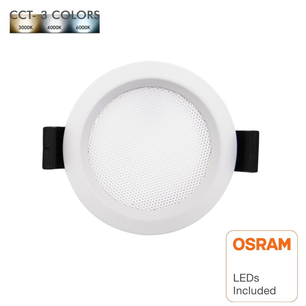 Downlight LED 12W 8W- 5W Circular OSRAM CHIP DURIS E 2835 CCT UGR17