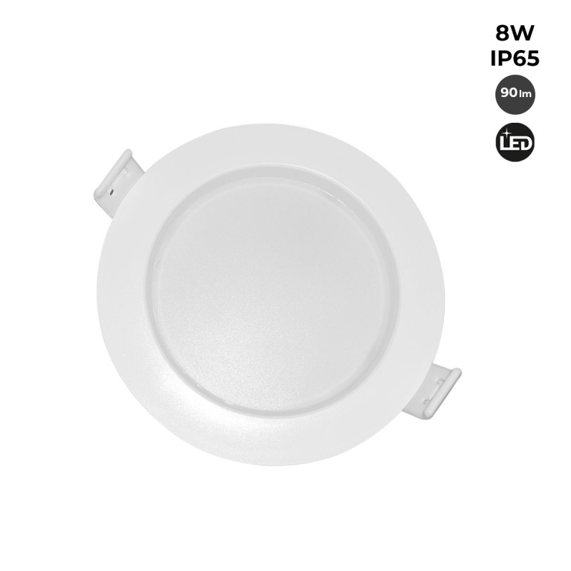 Downlight LED estanco empotrable - IP65  - 15W - Corte Ø 145-160mm