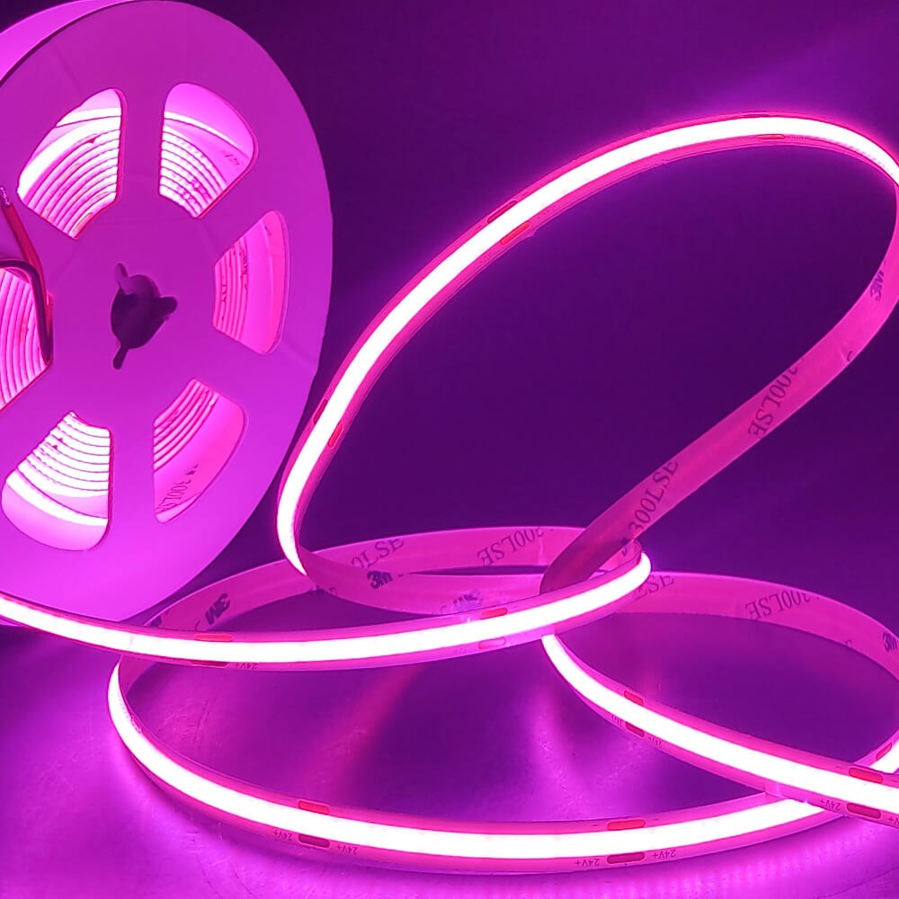 Tira LED COB 24V | 480 LED / M | 5m | Especial Para Carnicerías | 1200lm/m | 10W/m | CRI+92 | IP20 | Corte cada 5cm