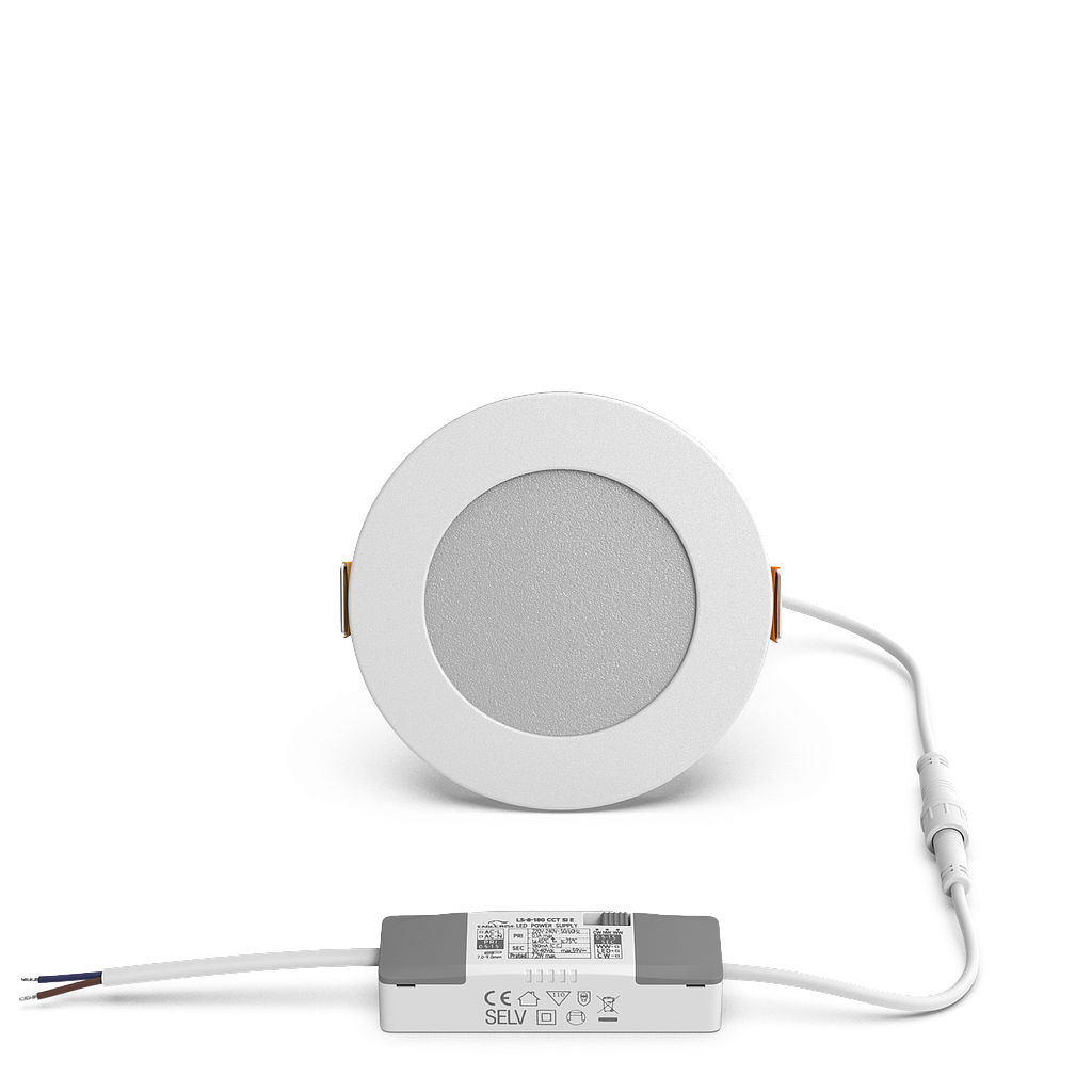 LED Slim Downlight - Luitbert 8W Blanco