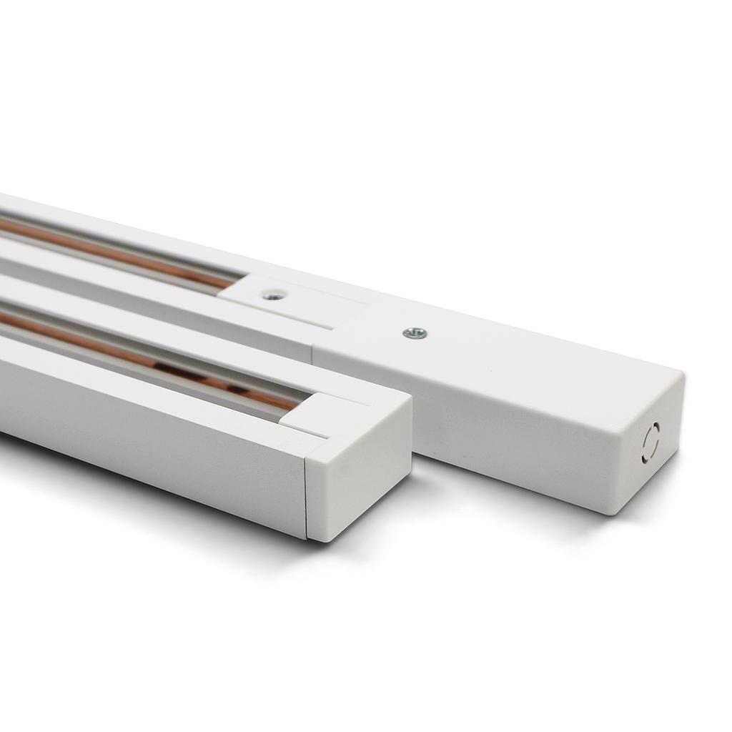 Carril Monofsico 1m Blanco