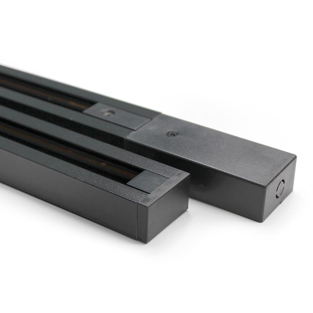 Carril Monofsico 1m Negro