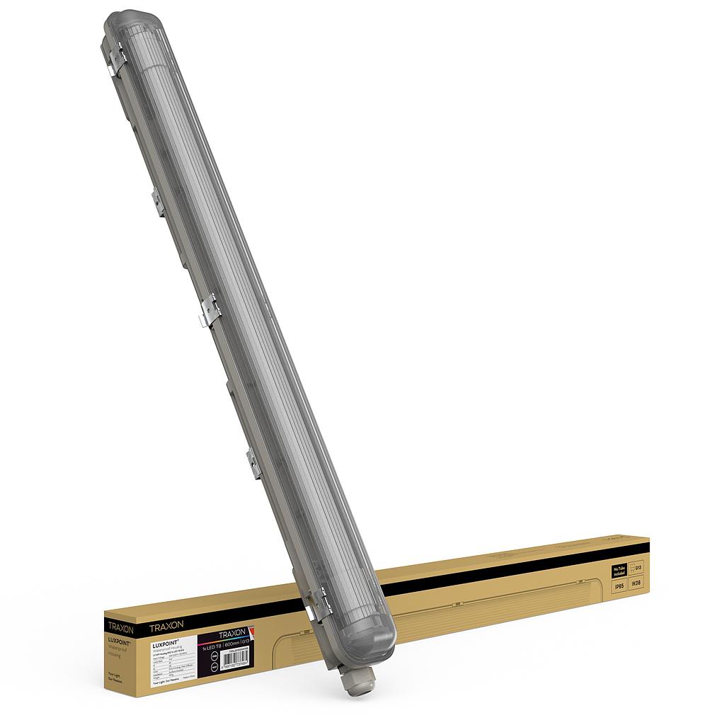 Pantalla estanca vaca sellada 60cm 1x LED T8 G13