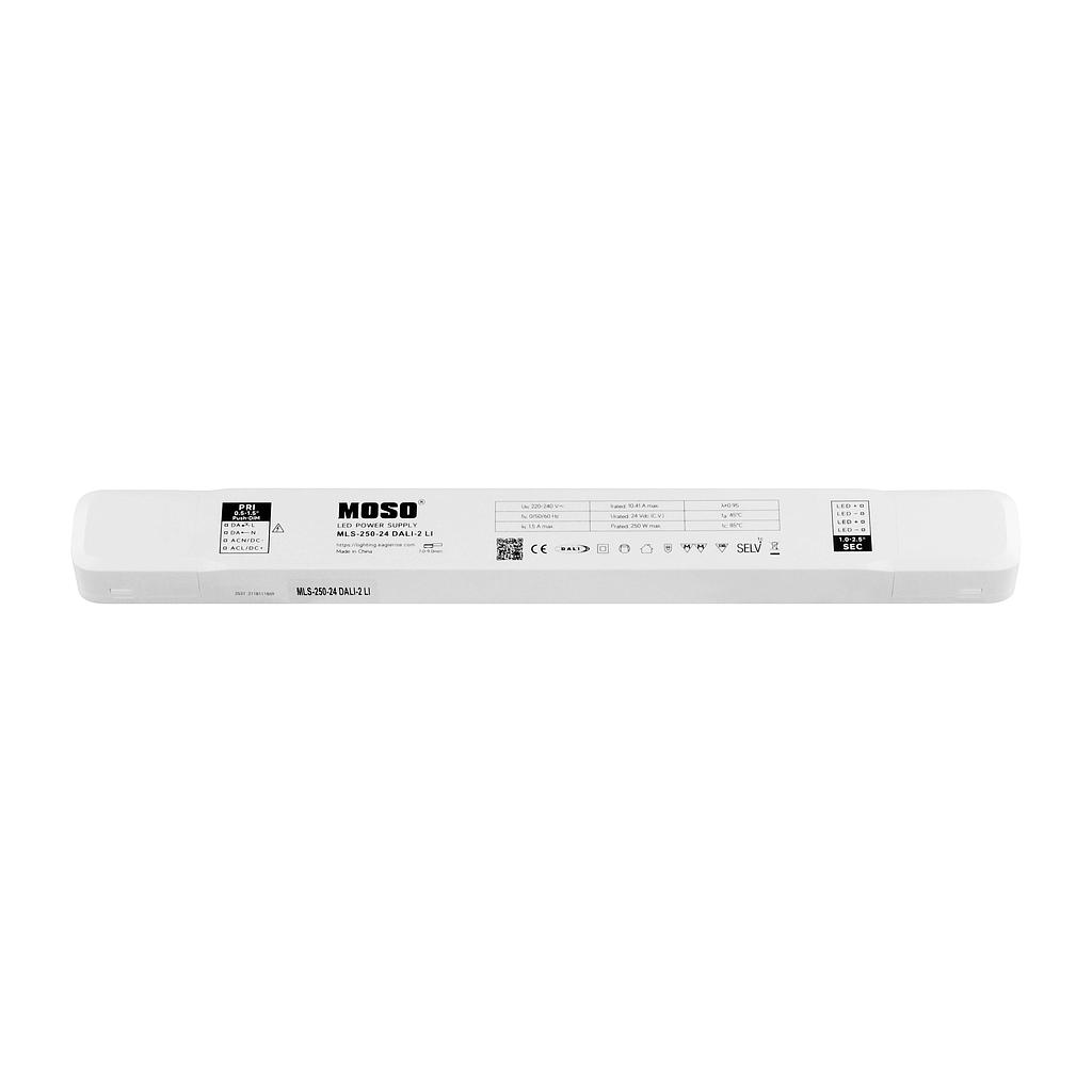 MOSO® Fuente de Alimentación LED Serie MLS DALI-2 220-240V, IP20, 24V 250W