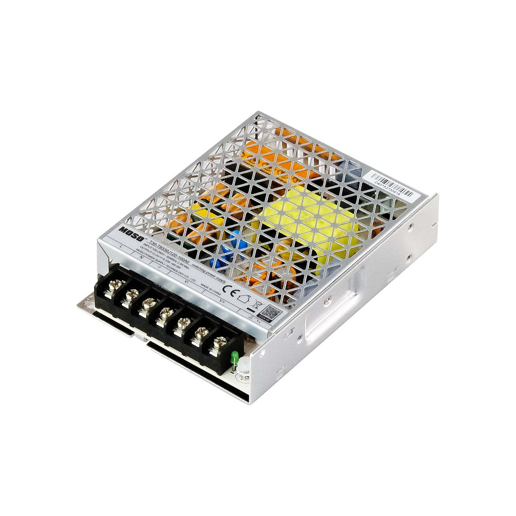 MOSO Fuente de Alimentación 100-240V, IP20, Salida CV 12V 100W,