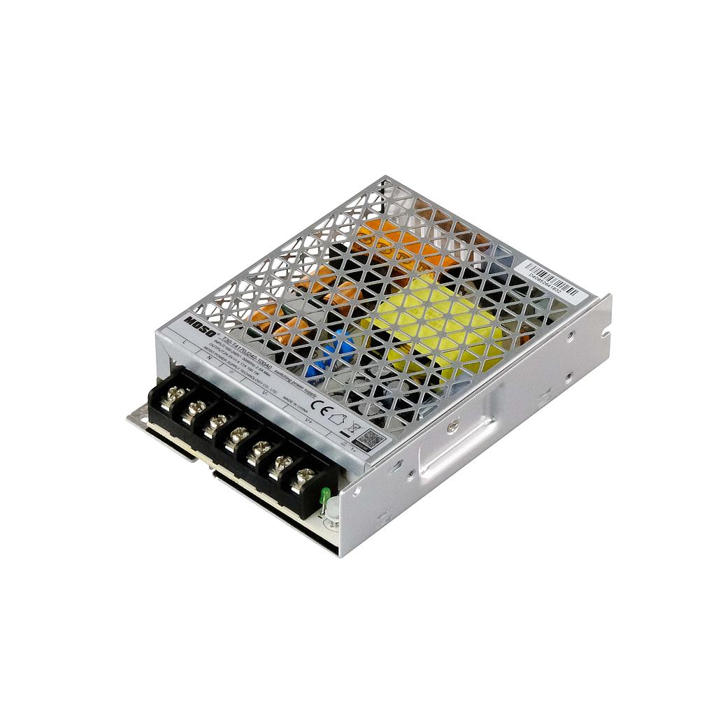 MOSO Fuente de Alimentación 100-240V, IP20, Salida CV 24V 100W,
