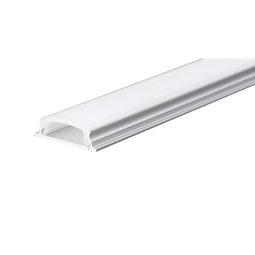 Perfil LED de aluminio 2 m 18x6 mm