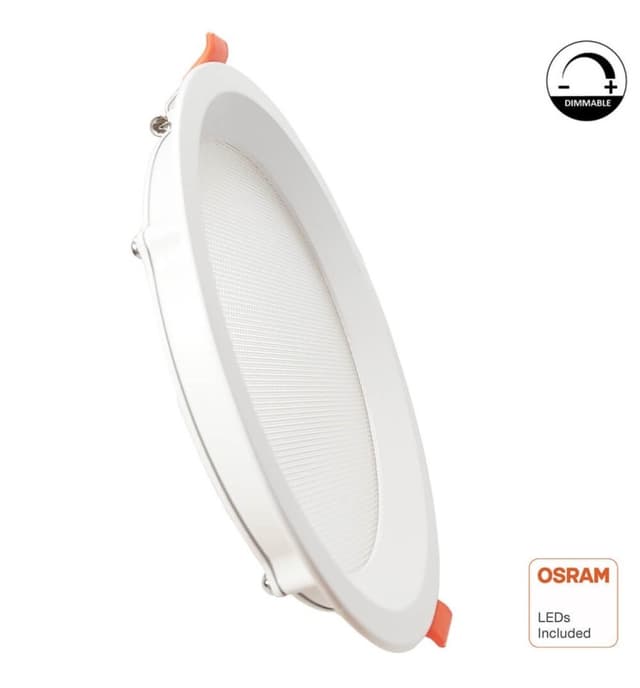 Downlight LED 24W Circular - Regulable Driver Lifud - OSRAM Chip DURIS E 2835 160Lm/W - UGR17