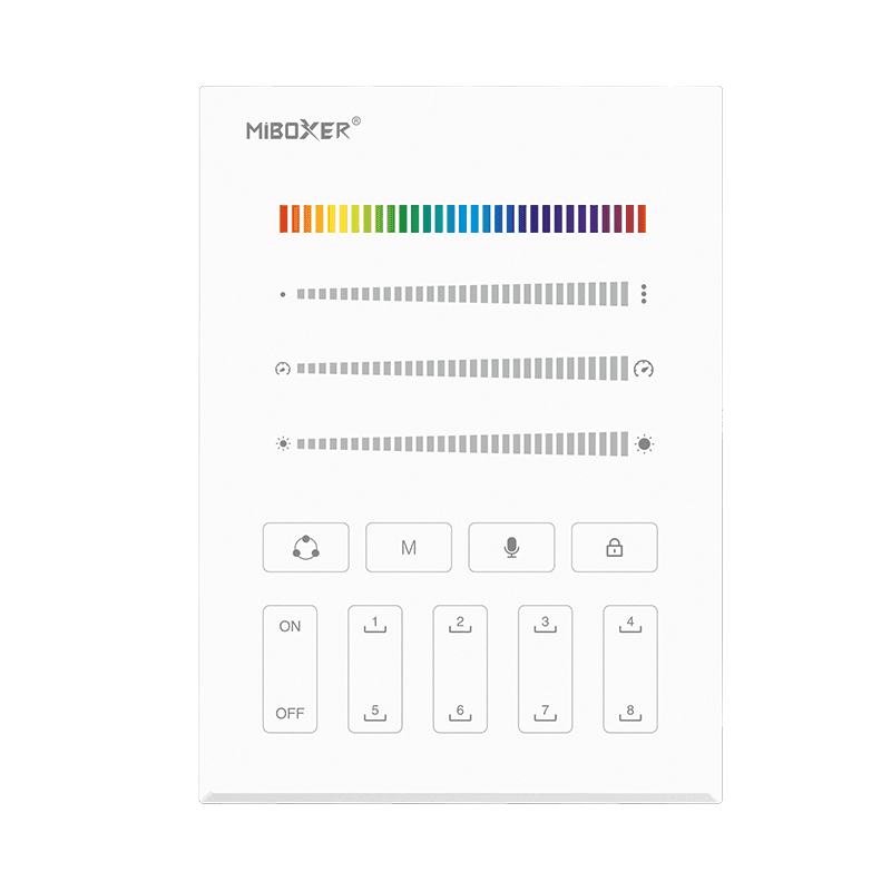 Panel LED Panel Remoto Táctil SPI 2.4GHz (MiBoxer B9)