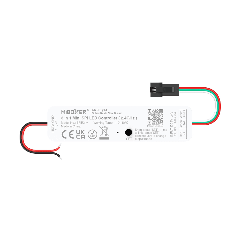Controlador LED Mini SPI 3 en 1 2.4GHz (MiBoxer SPIR3-M)