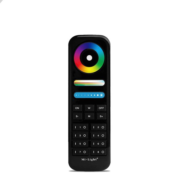 Mando RF para Controlador LED RGB+CCT 8 Zonas MiBoxer FUT089 Negro