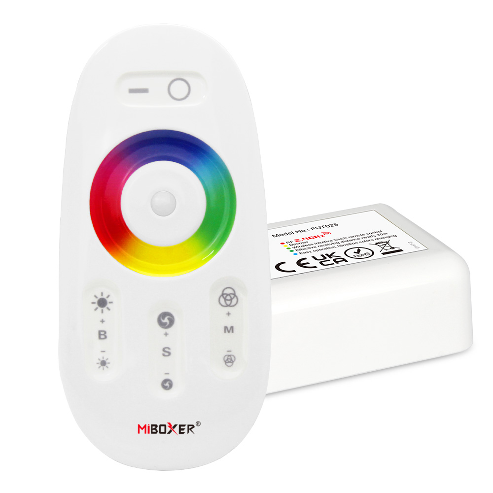 Controlador 2.4G para Tira LED RGB DC 12-24V con Mando