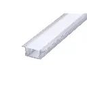 Perfil de aluminio empotrable con alas de 23x8mm 2metros