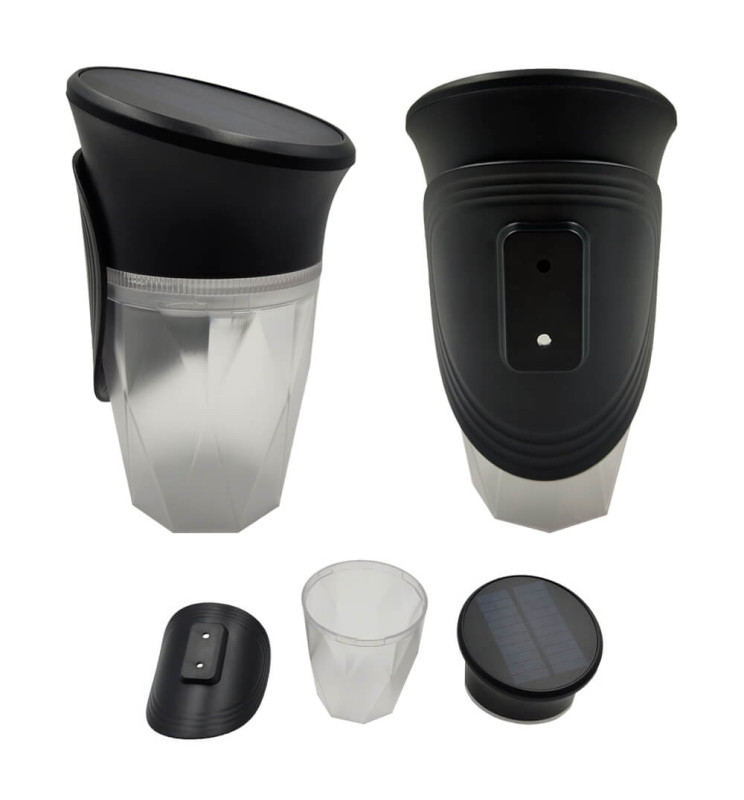 Aplique Solar LED COFFEE 200Lm con Sensor de Movimiento - CCT - IP54