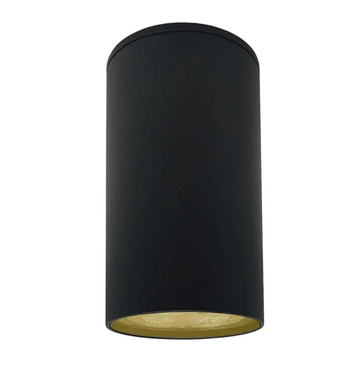Aplique Techo LED Negro de Aluminio para GU10 LED