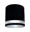 Aplique Techo LED Negro De Aluminio Para GU10 LED