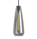 Lámpara LED Filamento Colgante Cristal Ahumado 4W Ambar 91190