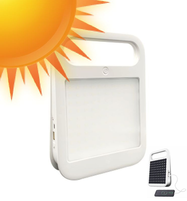 Foco Proyector Solar Porttil Led - 4W - Power Ban