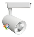 Foco LED 30W PARMA Blanco Carril Monofsico 4000K