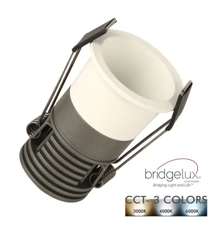 Empotrable LED 6W Blanco Bridgelux Chip - 40° - UGR11- CCT
