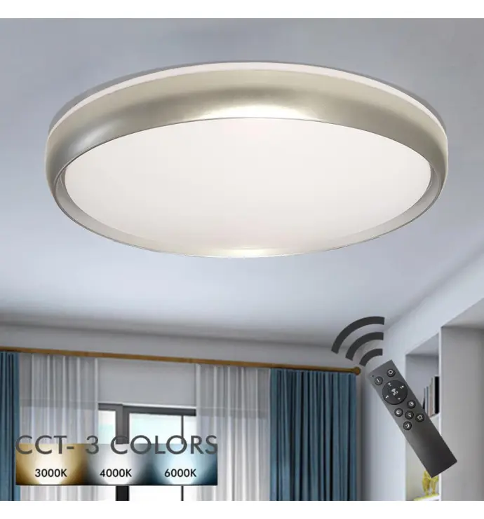 Plafón LED 36W LAHTI - Dimable - CCT + Mando Control