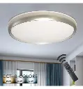 Plafón LED 36W LAHTI - Dimable - CCT + Mando Control