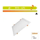 Placa Slim LED Cuadrada 30W - OSRAM CHIP DU 6000k