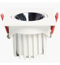 Empotrable LED 5W - 8W -12W Cuadrado Blanco cct